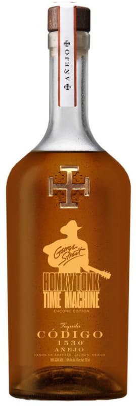 Codigo 1530 George Straight Honky Tonk Time Machine Anejo Tequila Front Bottle Shot