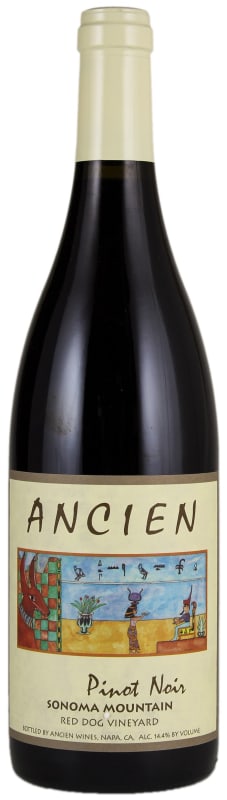 Ancien Wines Red Dog Vineyard Pinot Noir 2014 Front Bottle Shot