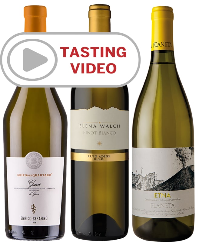 Italian Whites Tasting Set with Tasting Video Gift Product Image