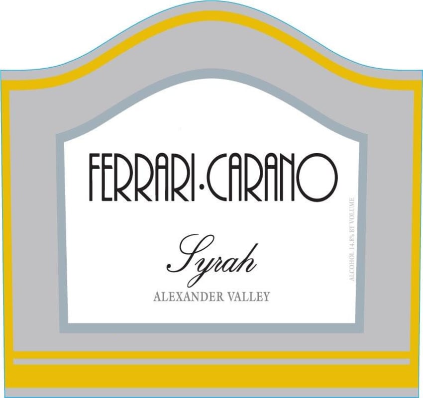 Ferrari-Carano Syrah 2008 Front Label