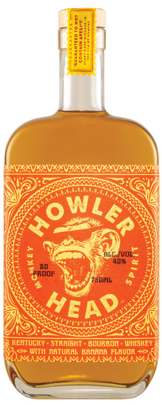 Howler Head Kentucky Straight Bourbon Whiskey with Natural Banana