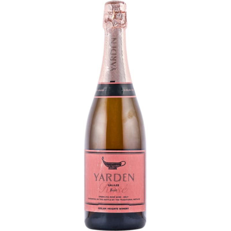 Yarden Brut Rose (OK Kosher) 2014 Front Bottle Shot