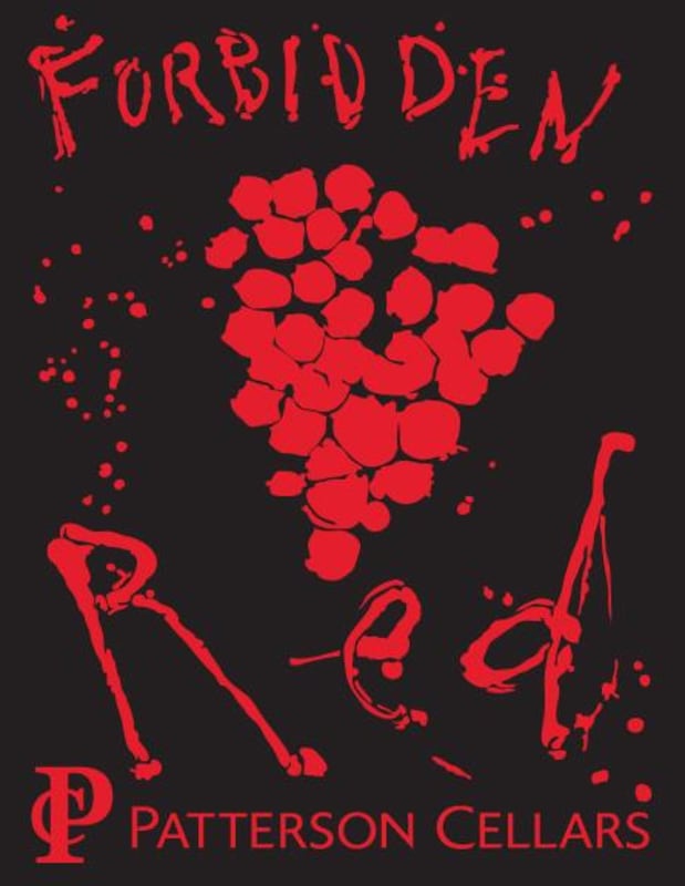 Patterson Cellars Forbidden Red 2015 Front Label