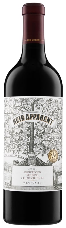 Heir Apparent Rutherford Cellar Selection Red Wine 2022 Front Bottle Shot