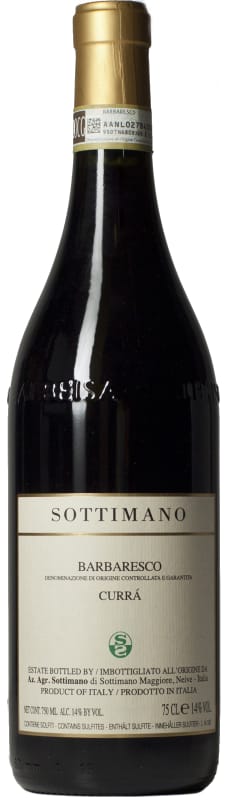 Sottimano Barbaresco Curra 2020 Front Bottle Shot
