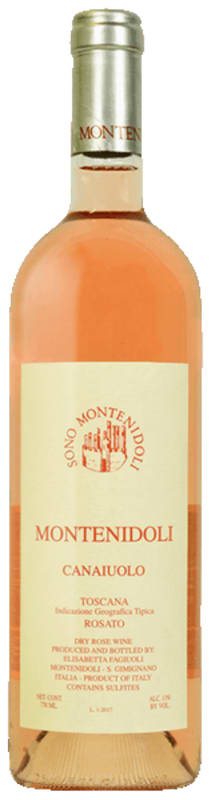 Montenidoli Canaiuolo Rosato 2023 Front Bottle Shot
