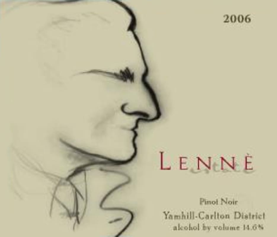 Lenne Estate Pinot Noir 2006 Front Label