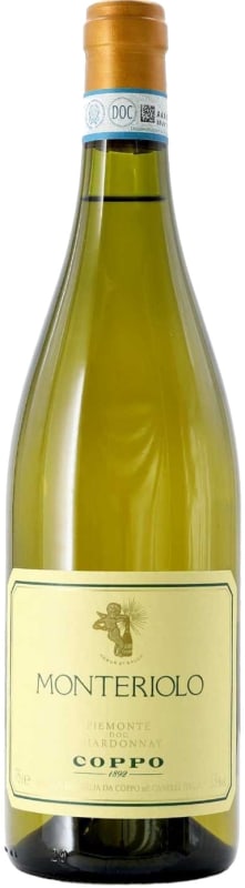 Coppo Monteriolo Chardonnay 2021 Front Bottle Shot