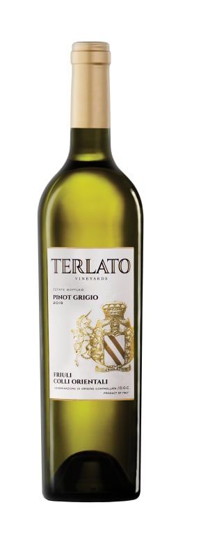 Terlato Family Vineyards Friuli Pinot Grigio 2019 Front Bottle Shot
