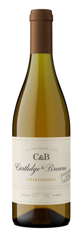 Cartlidge & Browne Chardonnay 2018 Front Bottle Shot