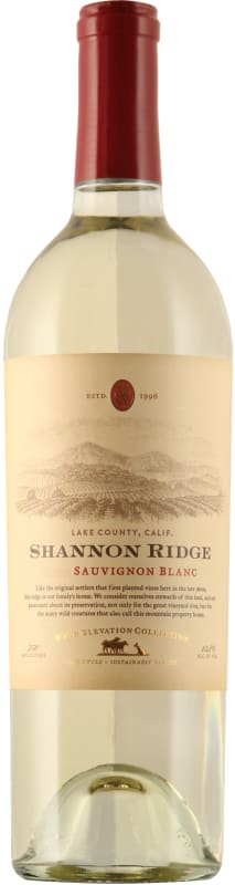 Shannon Ridge High Elevation Sauvignon Blanc 2016 Front Bottle Shot