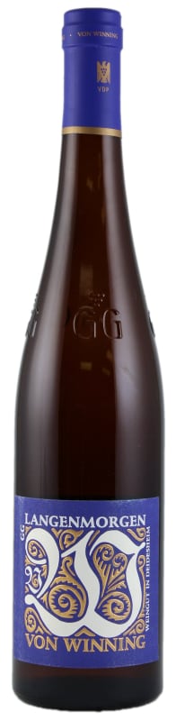 Von Winning Langenmorgen Riesling Grosses Gewachs 2018 Front Bottle Shot