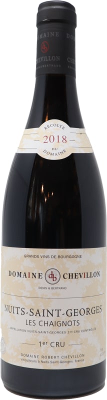 Domaine Robert Chevillon Nuits-Saint-Georges Les Chaignots Premier Cru 2018 Front Bottle Shot