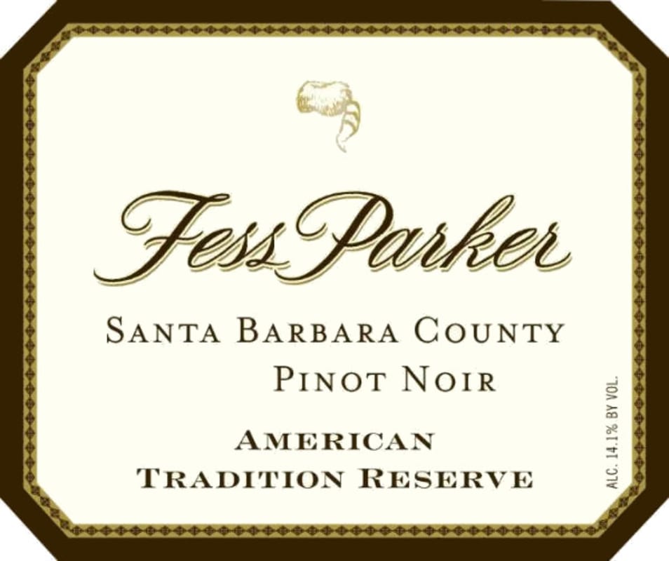 Fess Parker American Tradition Reserve Pinot Noir 2014 Front Label