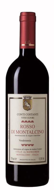 Conti Costanti Rosso di Montalcino 2014 Front Bottle Shot
