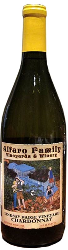 Alfaro Family Lindsay Paige Vineyard Chardonnay 2018 Front Bottle Shot