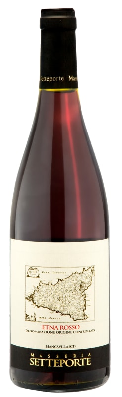 Masseria Setteporte Etna Rosso 2023 Front Bottle Shot