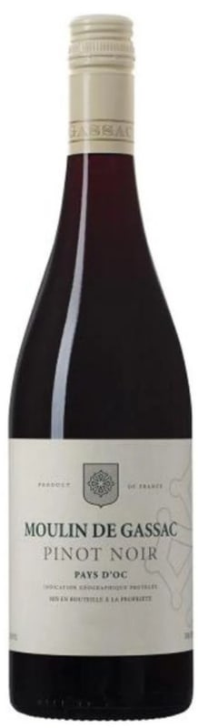 Moulin de Gassac Pinot Noir 2021 Front Bottle Shot