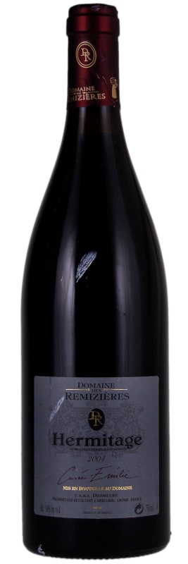 Domaine des Remizieres Hermitage Cuvee Emilie 2004 Front Bottle Shot