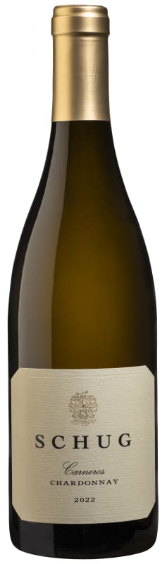 Schug Carneros Chardonnay 2022 Front Bottle Shot