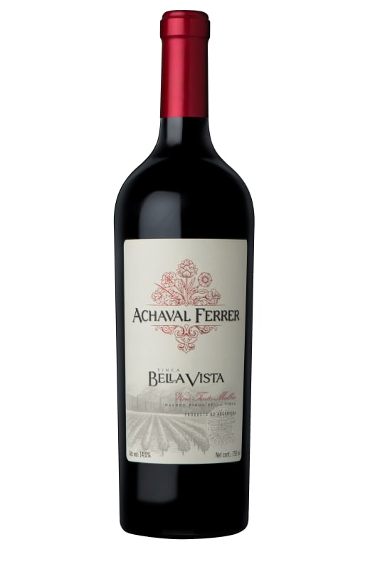 Achaval Ferrer Finca Bella Vista Malbec 2019 Front Bottle Shot