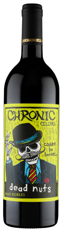 Chronic Cellars Dead Nuts Red Blend 2016 Front Bottle Shot