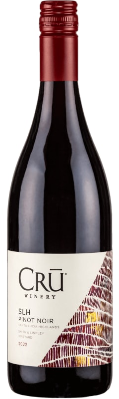 CRU Winery Smith & Lindley Vineyard SLH Pinot Noir 2022 Front Bottle Shot