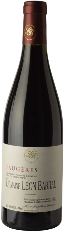 Domaine Leon Barral Faugeres 2017 Front Bottle Shot