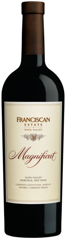 Franciscan Estate Magnificat 2014 Front Bottle Shot