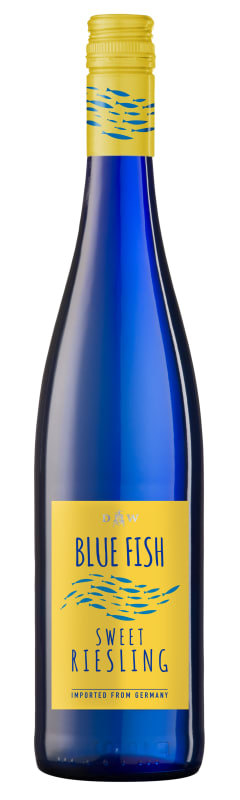 Blue Fish Pfalz Sweet Riesling 2019 Front Bottle Shot