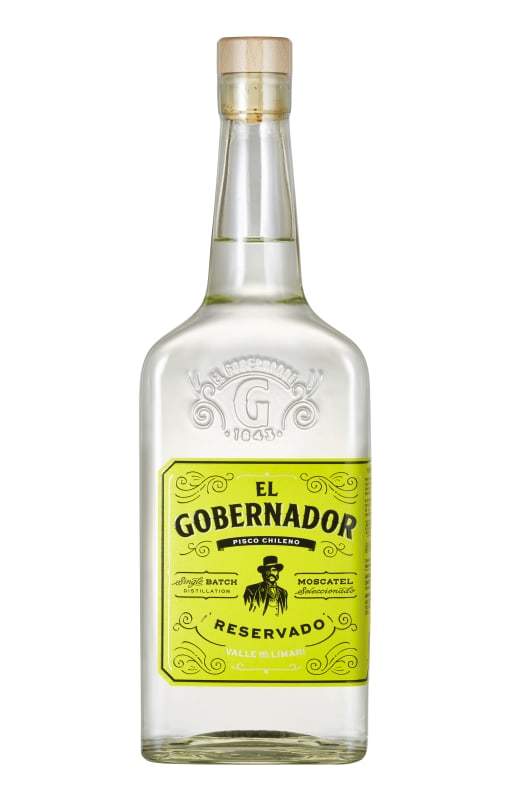 El Gobernador Pisco Chileno Reservado Front Bottle Shot