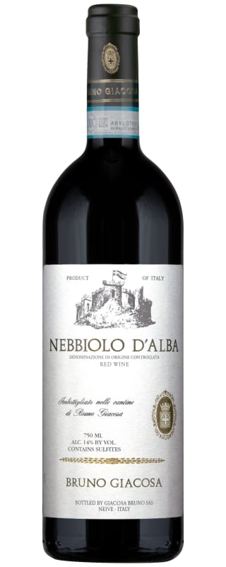 Bruno Giacosa Nebbiolo d'Alba 2020 Front Bottle Shot