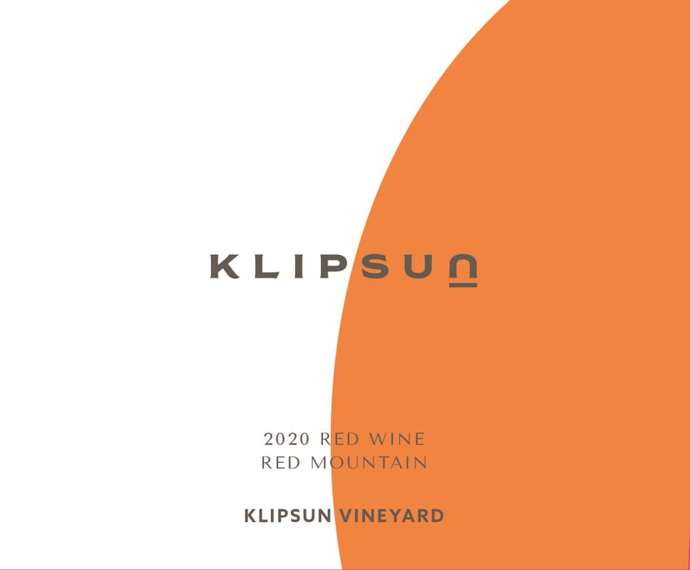 Klipsun Vineyard Red Wine 2020 Front Label
