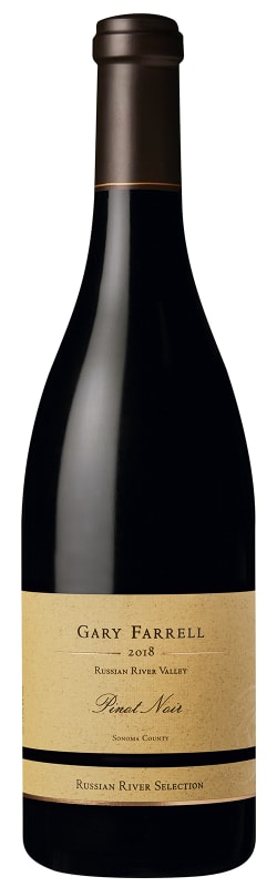 Gary Farrell Russian River Selection Pinot Noir 2018 Front Bottle Shot