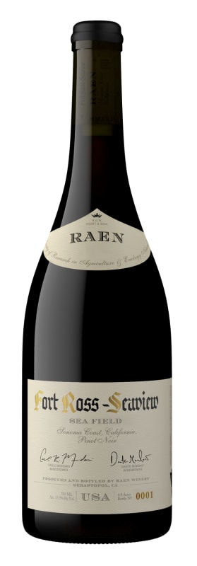 RAEN Sea Field Vineyard Pinot Noir 2023 Front Bottle Shot