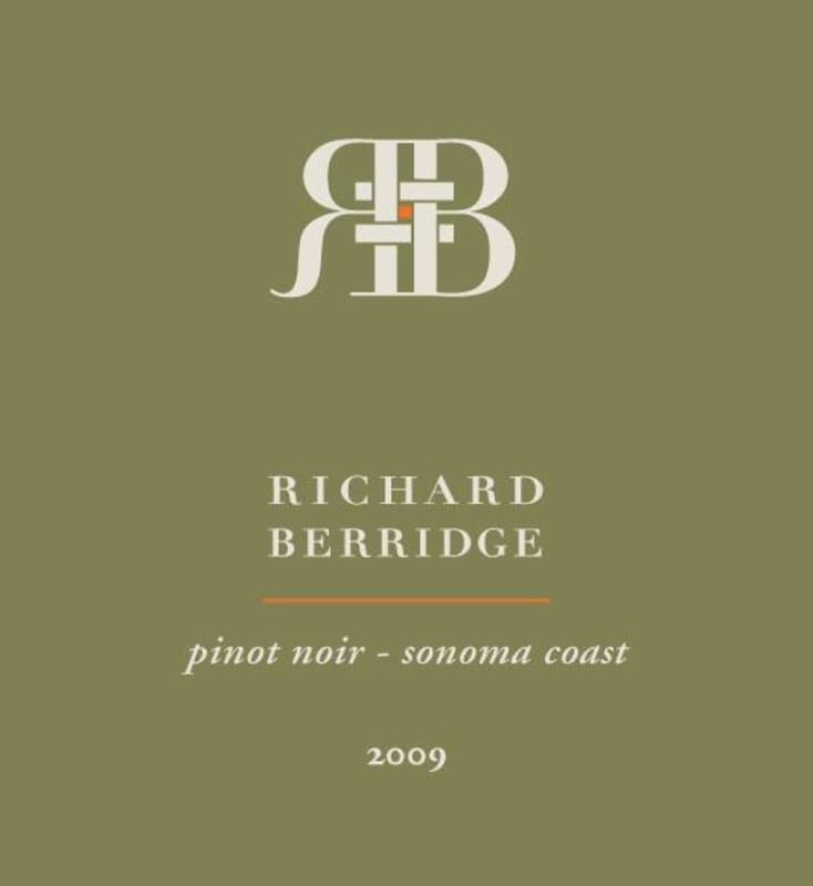 Berridge Wine Company Sonoma Coast Pinot Noir 2009 Front Label