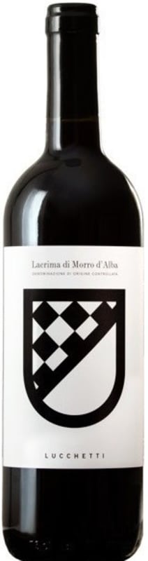 Lucchetti Lacrima Di Morro d'Alba 2016 Front Bottle Shot