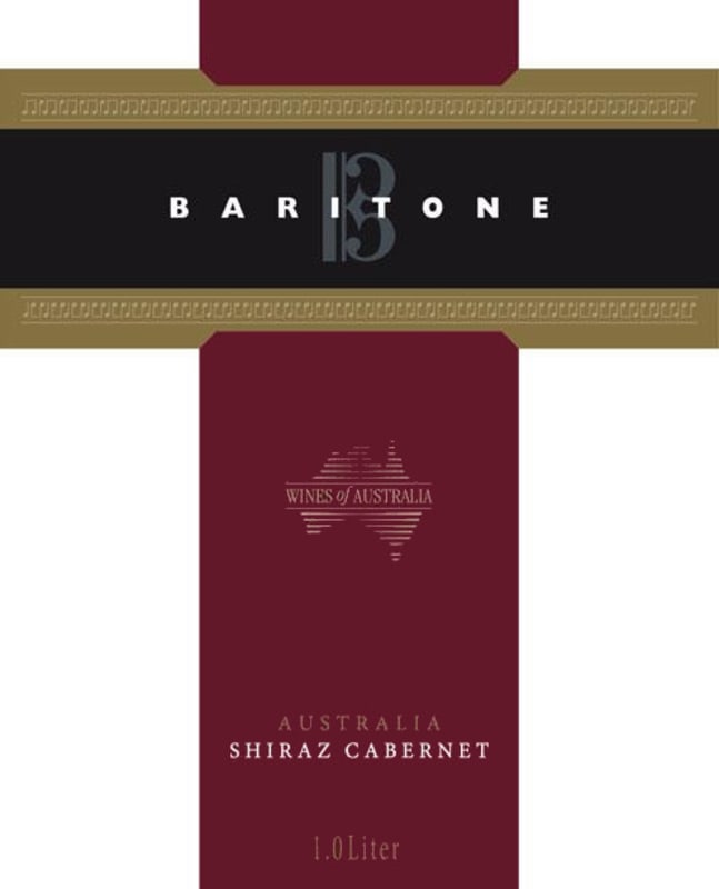 Baritone Shiraz Cabernet Sauvignon 2005 Front Label