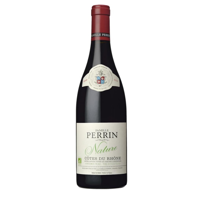 Famille Perrin Cotes du Rhone Nature 2019 Front Bottle Shot