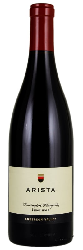 Arista Winery Ferrington Pinot Noir 2015 Front Bottle Shot