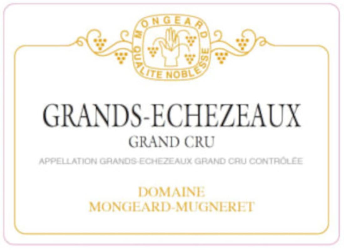 Mongeard-Mugneret Echezeaux Grand Cru 2019 Front Label