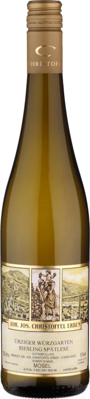 J.J. Christoffel Urziger Wurzgarten Riesling Spatlese 2021 Front Bottle Shot