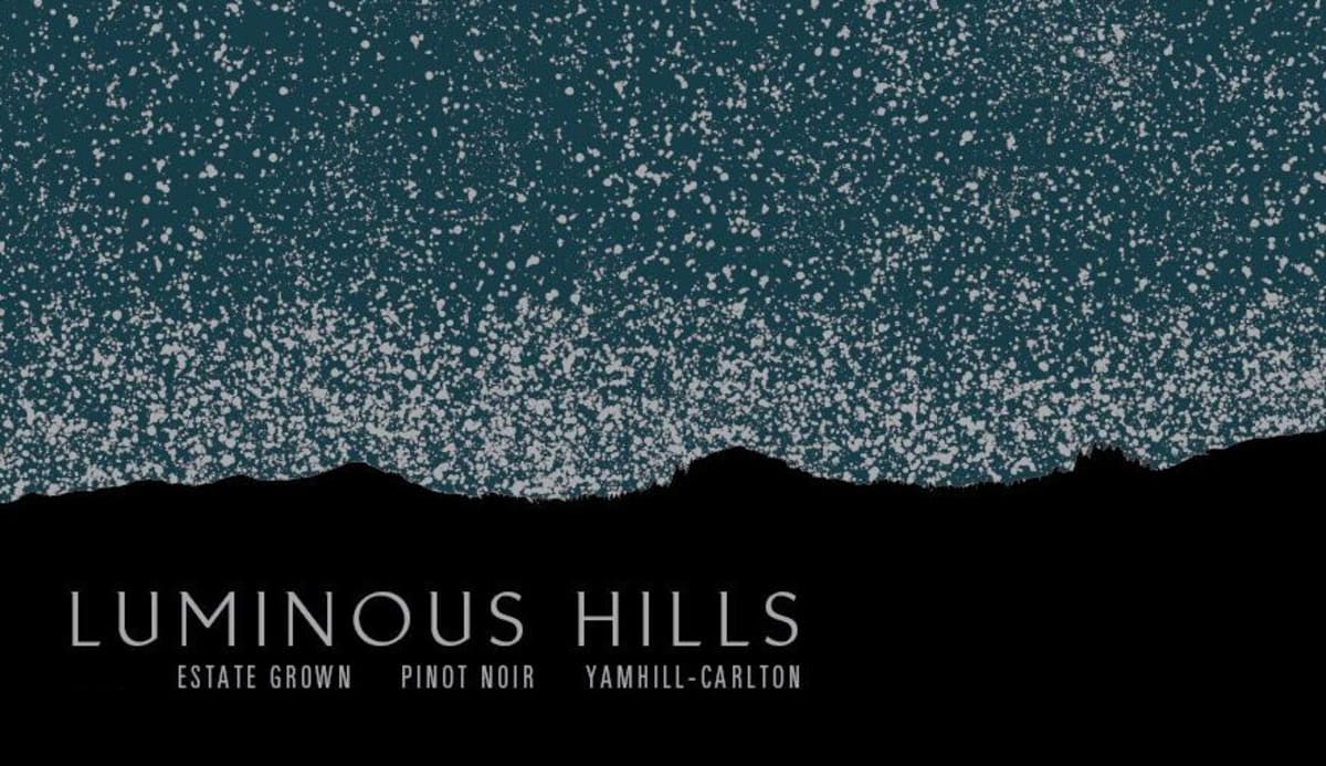 Luminous Hills Estate Grown Pinot Noir 2015 Front Label