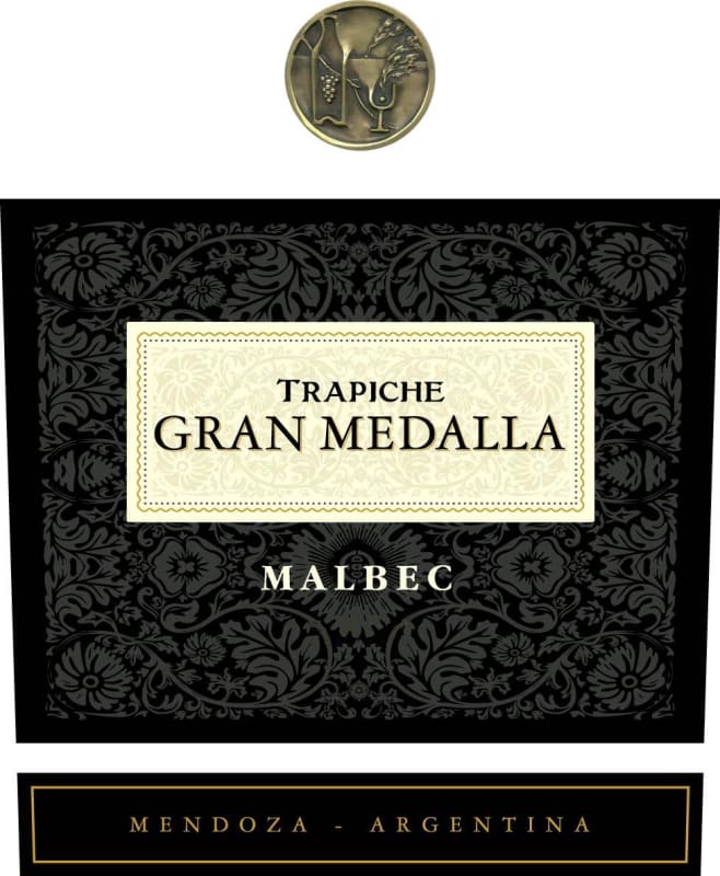 Trapiche Gran Medalla Malbec 2010 Front Label