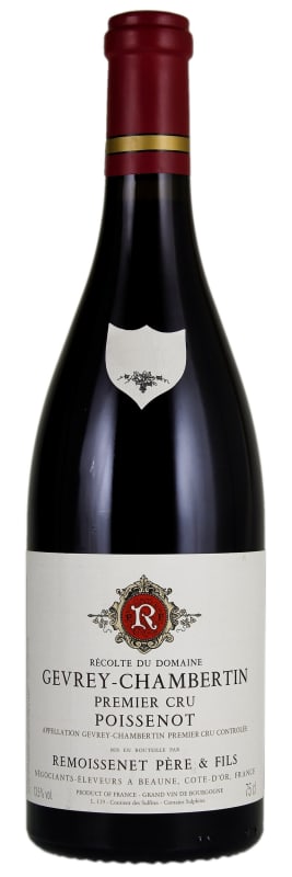 Remoissenet Gevrey-Chambertin Poissenot Premier Cru 2023 Front Bottle Shot