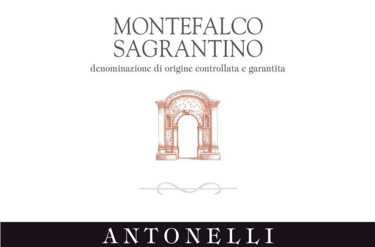 Antonelli San Marco Montefalco Sagrantino 2017 Front Label