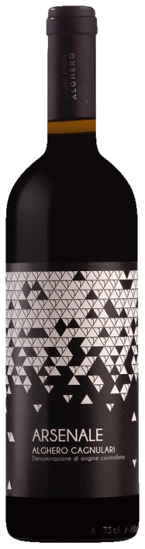 Vigne Rada Alghero Cagnulari Arsenale Rosso 2020 Front Bottle Shot