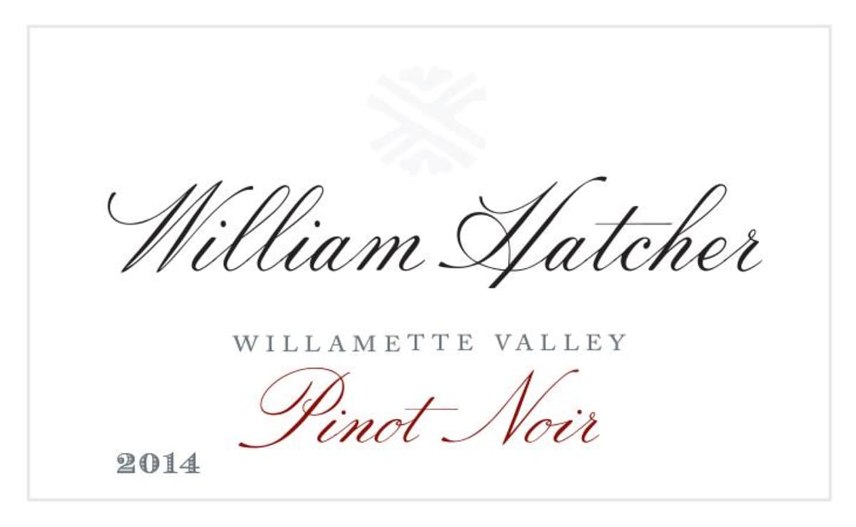 William Hatcher Wines Pinot Noir 2014 Front Label
