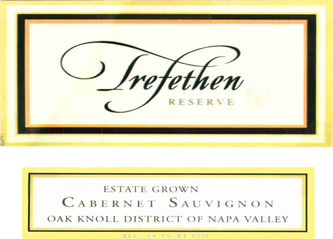 Trefethen Reserve Cabernet Sauvignon 2006 Front Label