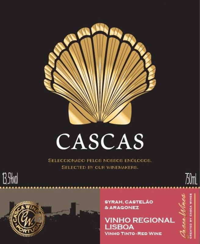 Casca Wines Cascas 2016 Front Label